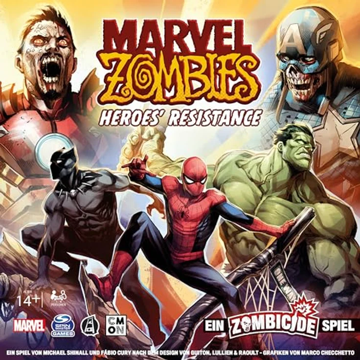 CMON | Marvel Zombies: Heroes‘ Resistance – Ein Zombicide-Spiel | Kennerspiel | Dungeon Crawler | 1-4 Spieler | Ab 14+ Jahren | 60 Minuten | Deutsch – Bild 2