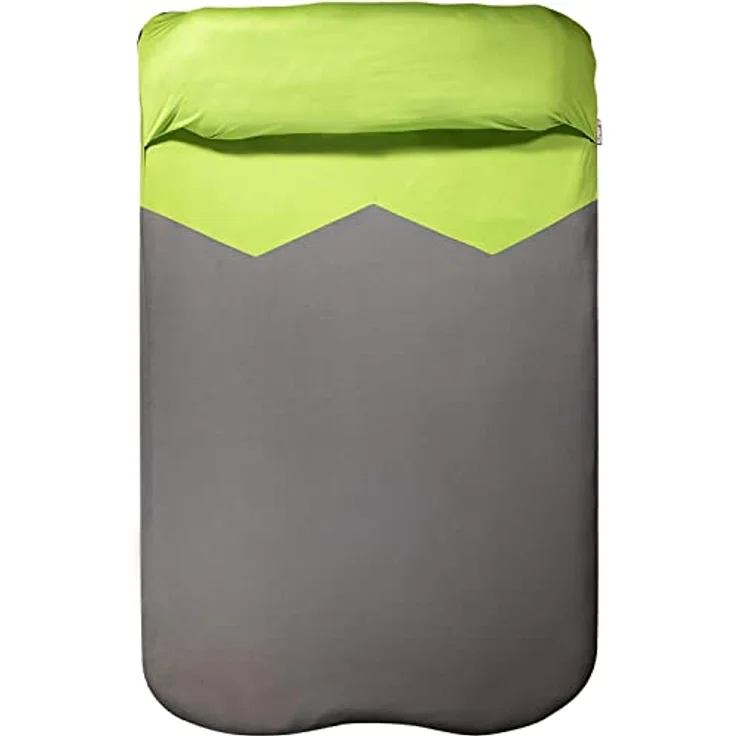 Klymit Unisex's V Sheet Schlafunterlage für Doppelbett, Grün/Grau, Einheitsgröße – Bild 1
