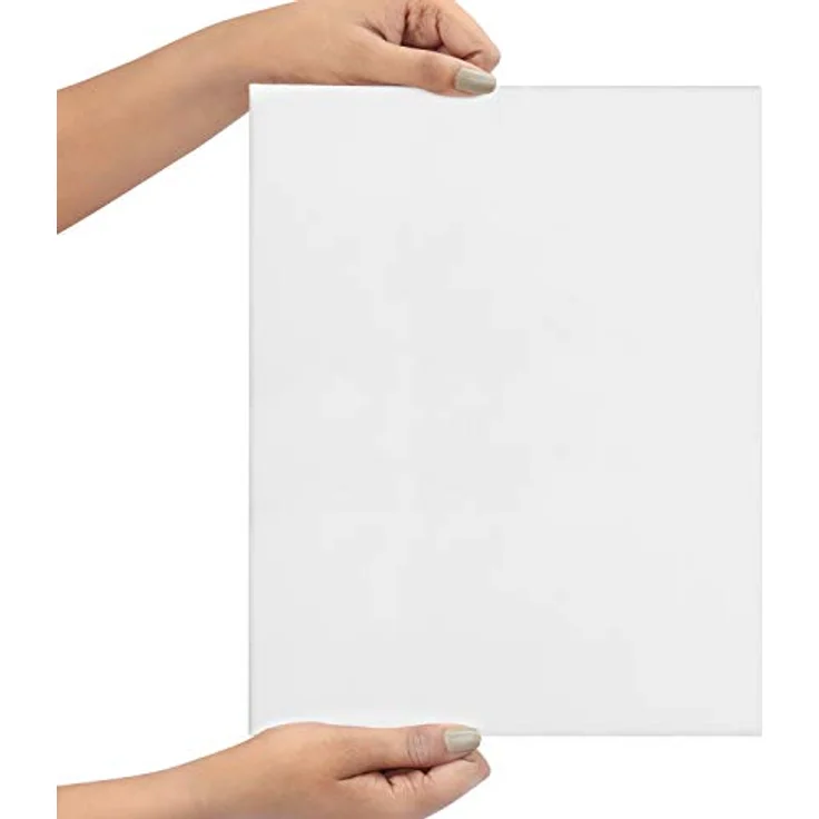 Belle Vous 7er Pack Leere Leinwand Canvas Set – 23 x 30 cm Vorgespannte Weiße Künstler Panel Leinwand zum Bemalen - Geeignet für Acryl und Öl Malerei Sowie zum Skizzieren und Zeichnen – Bild 3