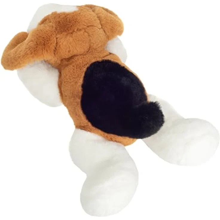 Teddy Hermann® Kuscheltier Schlenkerhund dreifarbig liegend, 29 cm – Bild 3