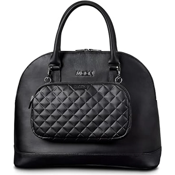 MOON FASHION BAG inkl. Clutch black, Wickeltasche mit stylischem Design – Bild 1
