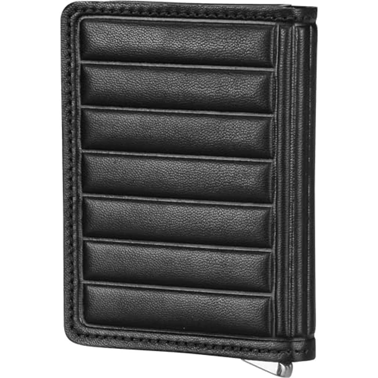 Secrid Geldbörse Premium Slimwallet Emboss Lines Black One Size – Bild 2