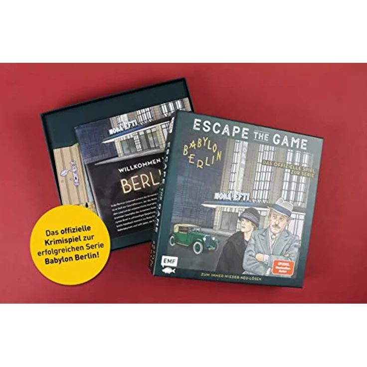 EMF Babylon Berlin Escape Game, Offizielles Spiel zur Serie, Blau, 26,5cm x 26,5cm – Bild 4