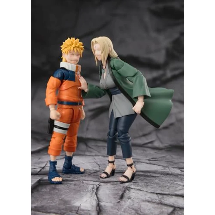 Bandai Tamashii Nations S.H.Figuarts Tsunade, detailreiche Actionfigur aus Naruto, 14 cm, inkl. Zubehör – Bild 7