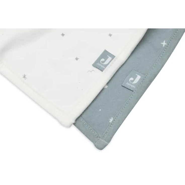 Jollein Sabberlätzchen Baby - Bandana Twinkling, Sea Green - 2er Pack - 100% Baumwolle - Mit Klettverschluss – Bild 5