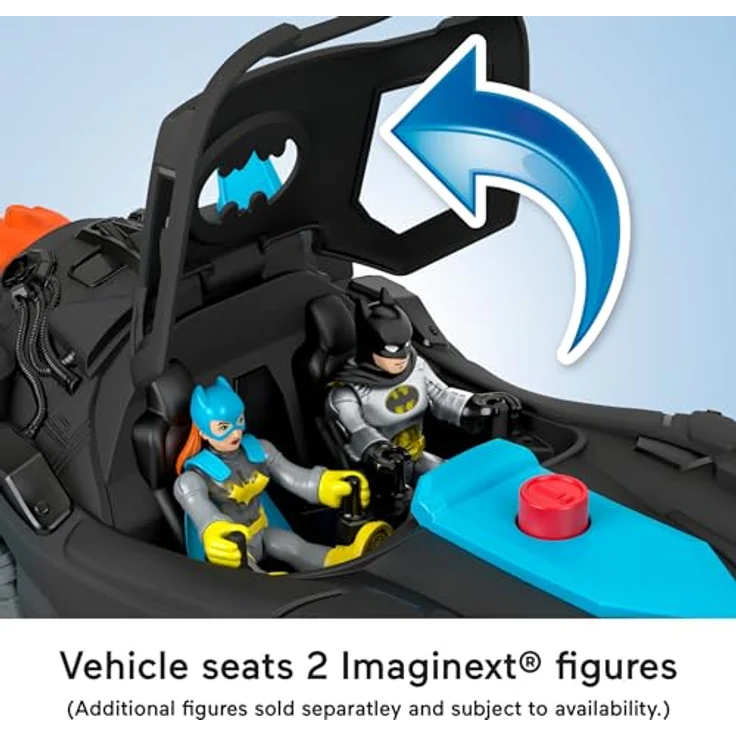 Mattel - Imaginext DC Super Friends Lights & Sounds Batmobile - Preisvergleich – Bild 5