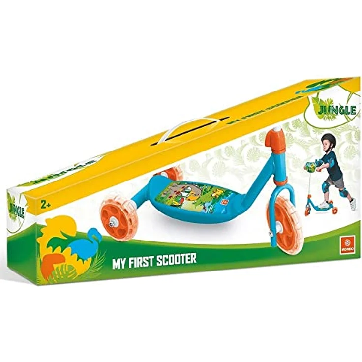 Mondo Jungle Kinderstep met 3 Wielen, Scooter für Kinder ab 1 Jahr, Mehrfarbig – Bild 3