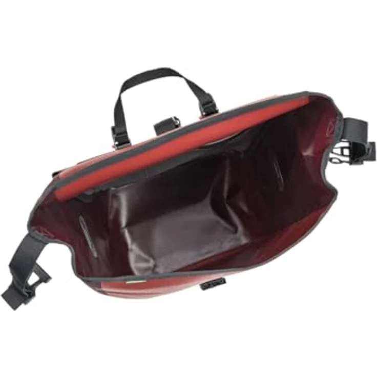 VAUDE Aqua Front (Rec), Kinderfahrradtasche mit geräumigem Hauptfach, wasserdichtem Wickelverschluss, und abnehmbarem Schultergurt – Bild 3