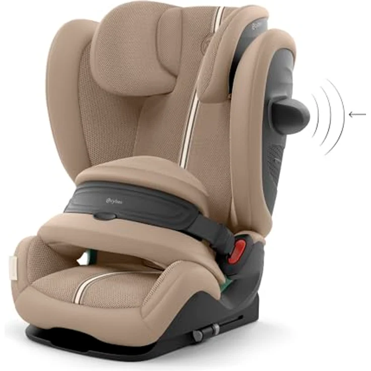 Cybex Pallas G3 Plus, 2-in-1 Kindersitz (15 Monate - 12 Jahre) mit erhöhter Sicherheit, Almond Beige – Bild 4