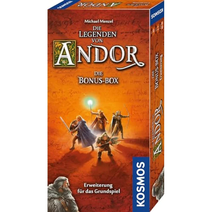 Kosmos 684358 Andor - Die Bonus-Box, Erweiterung für Die Legenden von Andor mit neuen Legenden und Charakteren, Brettspiel für 2-4 Personen ab 10 Jahre – Bild 1