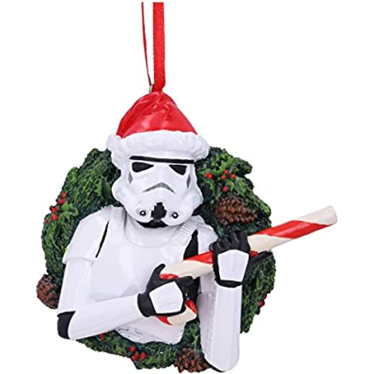 Nemesis Now Star Wars Stormtrooper Weihnachtsornament, Mehrfarbig, Sammlerstück mit dunkler Fantasie und gothischer Eleganz – Bild 1