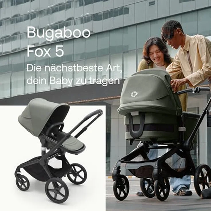 Bugaboo Fox 5 Kinderwagen 2-in-1 - Black / Forest Green Grün dunkel – Bild 3