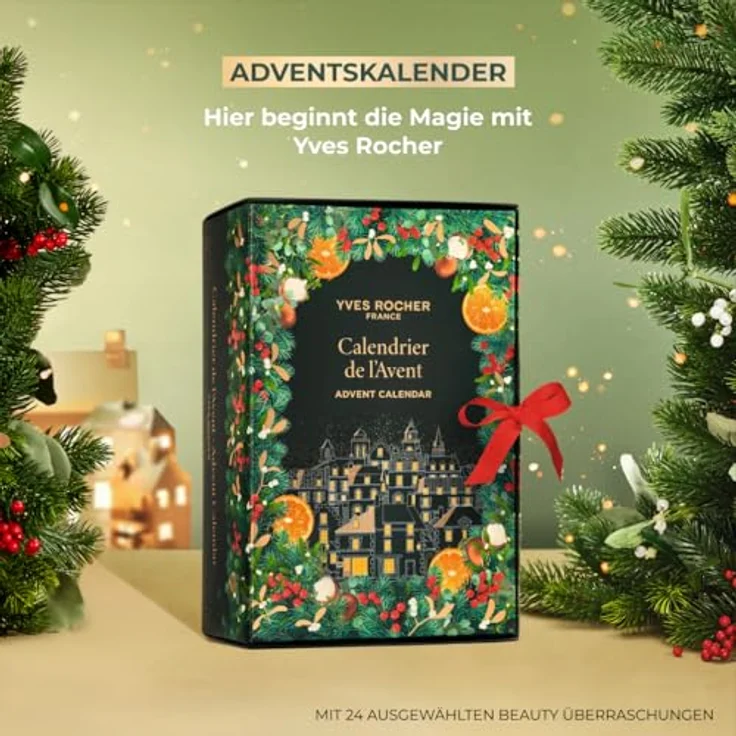 Yves Rocher Adventskalender Kosmetik-Adventskalender 2025, 24-tlg. mit 6 Originalgrößen und 18 Reisegrößen, vegan und pflanzlich formuliert – Bild 3