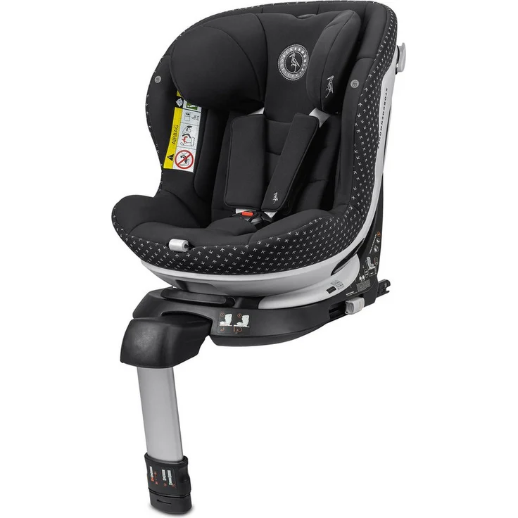Storchenmühle Autokindersitz Niki start M, 360° Reboarder für Kinder von 61 bis 105 cm, ab 8 Monate bis 4 Jahre, mit antibakteriellem Oberstoff und Isofix-System