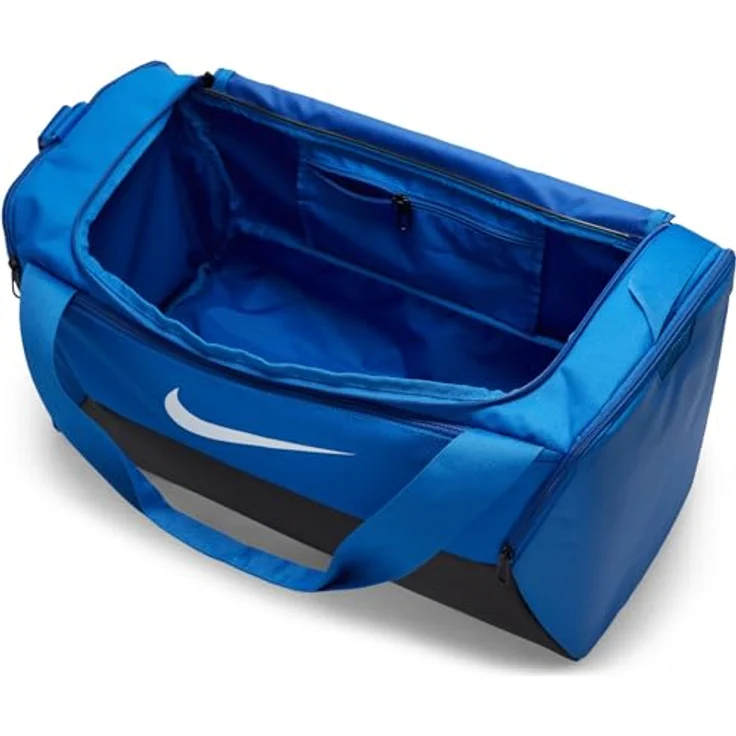Nike Sporttasche NK BRSLA S DUFF - 9.5 (41L), schwarz, recyceltes Polyester, beschichteter Boden – Bild 5