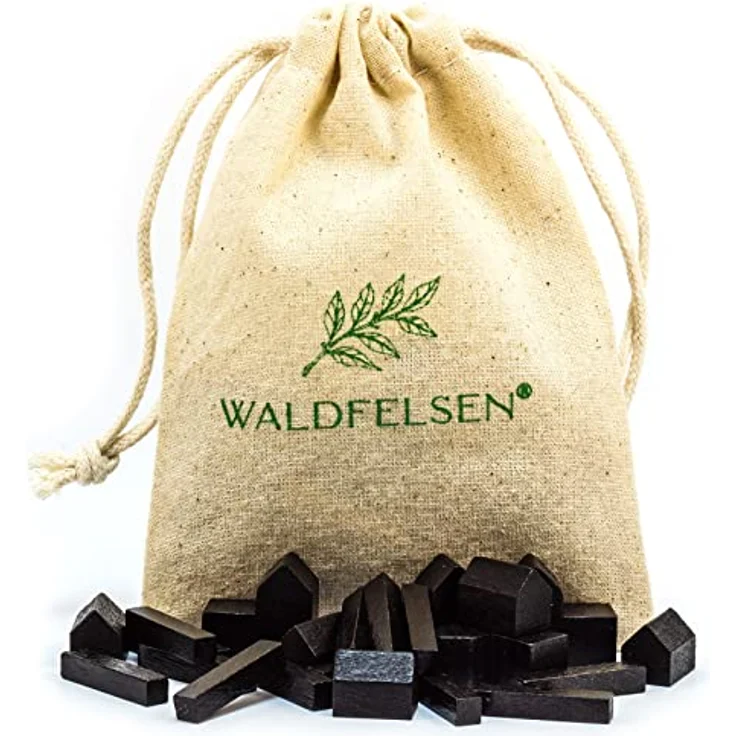 Waldfelsen® Holzfiguren für Die Siedler, Set mit 4 Städten, 5 Siedlungen und 15 Straßen, schwarz – Bild 3