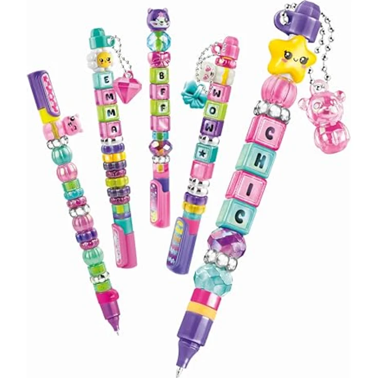 Clementoni® Kreativset Idea, Mein Nachrichten-Stift Atelier, mit personalisierbaren Stiften, Arbeitsstation und praktischem Ständer – Bild 6