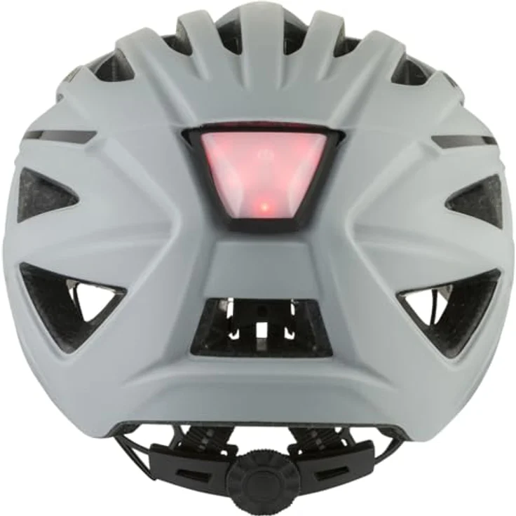 ALPINA HAGA Fahrradhelm, smoke-grey matt, optimale Stoßabsorption, Run System Ergo Flex, strategische Lüftungsöffnungen, verdrehsicheres Gurtschloss, 51-56 – Bild 4
