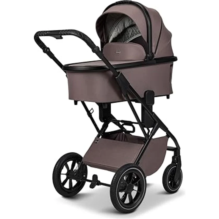 Moon PIÙ Kinderwagen / Kombikinderwagen mit vielseitigen Funktionen, grau – Bild 2