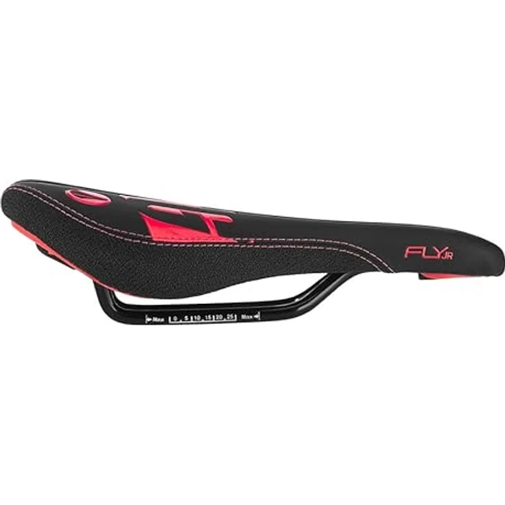 SDG Sattel Fly Fahrradsattel Unisex Erwachsene, schwarz/schwarz – Bild 4