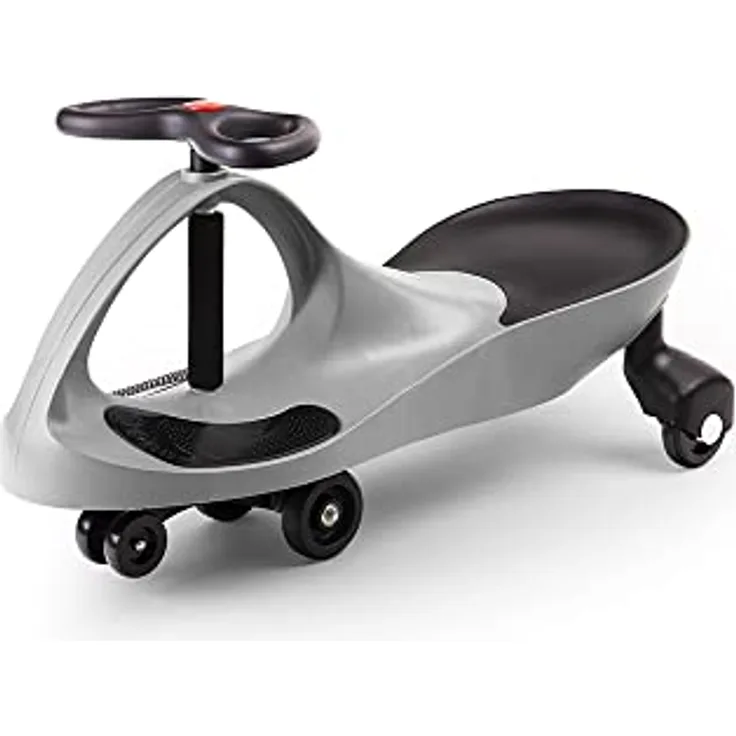 Bigjigs Loooauto Didicar, selbstbetriebenes Kinderfahrzeug, grau, bis 120 kg belastbar
