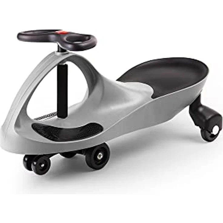Bigjigs Loooauto Didicar, selbstbetriebenes Kinderfahrzeug, grau, bis 120 kg belastbar – Bild 1