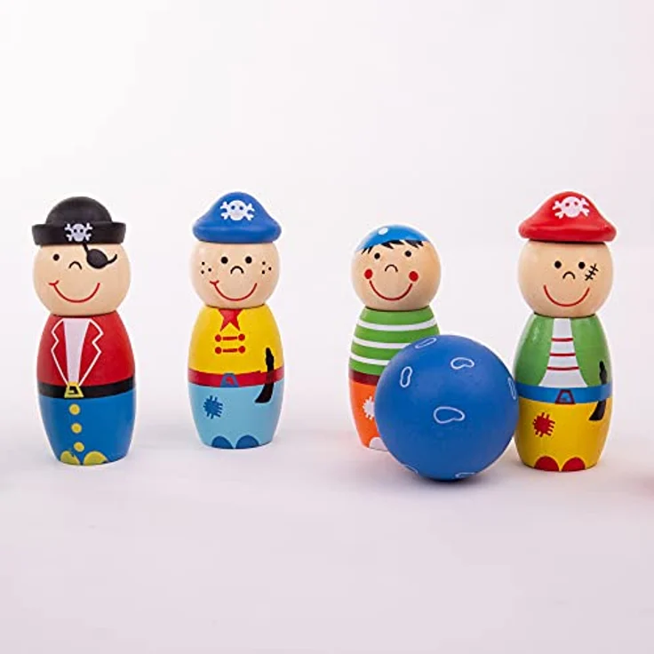 Bigjigs Toys Piratenkegel – Bild 4