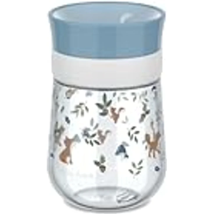 Mepal Trinklernbecher 360° Mio Little Dutch, auslaufsicher, 300 ml, mit intelligentem Deckel, Forest Friends – Bild 1