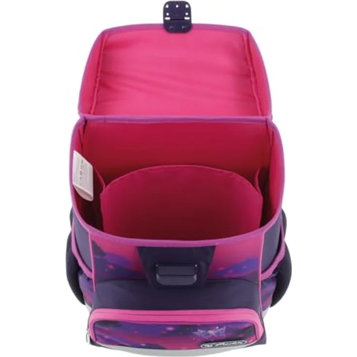 Herlitz Schulranzen Loop Plus Magic Unicorn, befüllt mit ergonomischem Design, 17 Liter Fassungsvermögen, OEKO-TEX zertifiziert, inklusive Schüleretui, Faulenzer und Sportbeutel – Bild 5