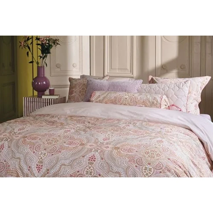 Pip Studio Bettbezug-Set Moon Flower, romantisches Blumenmuster, hellrosa, 135x200cm – Bild 4