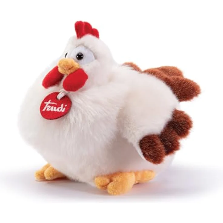 Trudi Daisy Gallina, Plüsch Henne S 18x19x21 cm, hochwertiges Kuscheltier aus feuerhemmendem Polyester, waschbar, ideales Geschenk für Kinder und Erwachsene – Bild 1