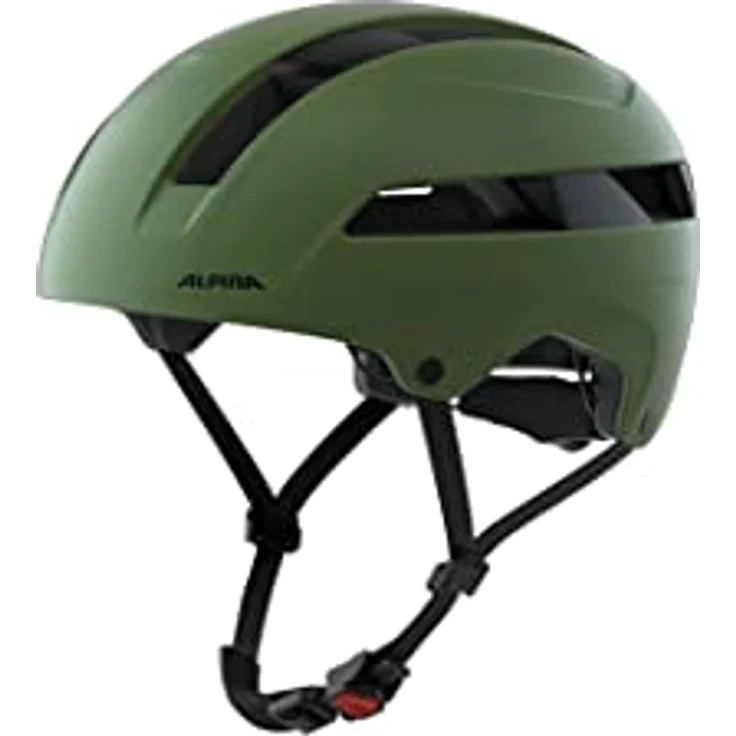 ALPINA SOHO - Extrem Robuster, Leichter & Individuell Anpassbarer Urban Fahrradhelm Für Erwachsene, olive matt, 51-56 cm – Bild 1