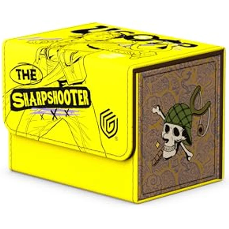 ULTIMATE GUARD Sidewinder 80+ Xenoskin Deck-Box, Gelb, aus widerstandsfähigem Material mit Magnetverschluss für 80 doppelt gesleevte Karten – Bild 2