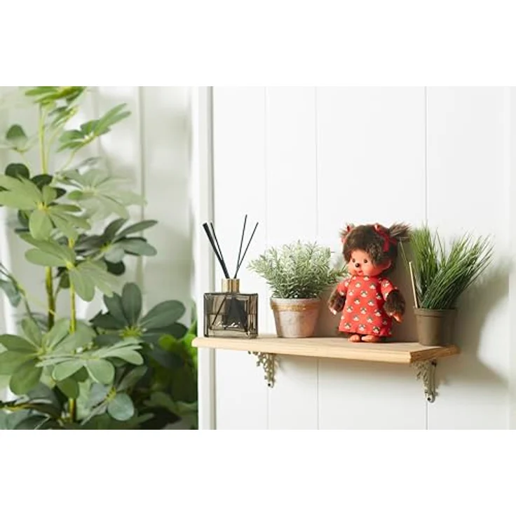 Monchhichi Plüschfigur Mädchen im Monchi-Kleid 20 cm, Monchhichi Puppe mit zwei roten Zöpfchen - Preisvergleich – Bild 3