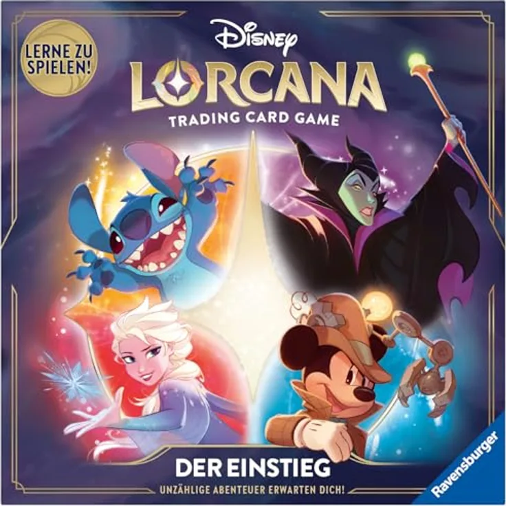 Ravensburger Disney Lorcana Trading Card Game: Der Einstieg (Deutsch) - Ideales Geschenk für Spieler und Fans, inklusive exklusiver Spielinhalte