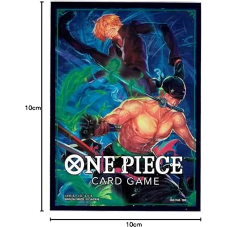 Bandai One Piece Card Game - Official Sleeves Set No. 5 - Zorro & Sanji, 70 hochwertige Schutzhüllen – Bild 3
