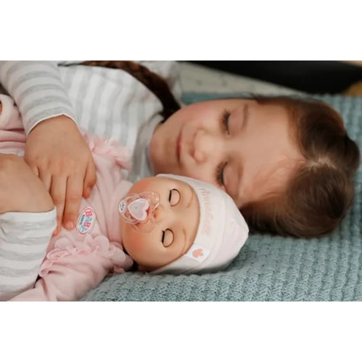 MGA Zapf Creation BABY born Annabell Puppe, 43 cm mit realistischen Babylauten und Bewegungen – Bild 5