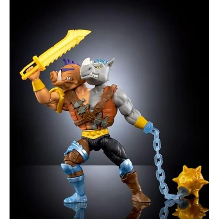 Masters of the Universe Mattel x Turtles of Grayskull 2-Bopsteady Action Figure, 18 cm, mit 30 Artikulationspunkten und originalgetreuem Zubehör, HVJ66 – Bild 4