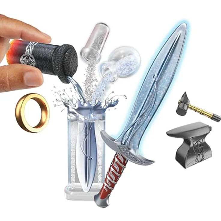 MGA ENTERTAINMENT Kreativset MGA's Miniverse - Make it Mini Lord of the Rings, 15 Herr-der-Ringe-Waffen zum Sammeln und Basteln mit UV-Licht Aushärtung – Bild 3