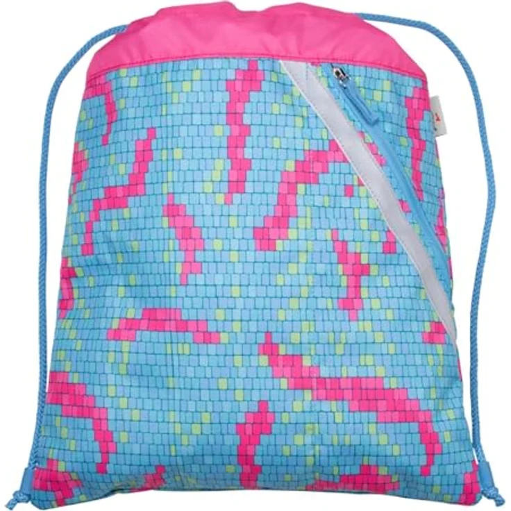 DerDieDas ErgoFlex Easy Schulranzenset 5-teilig Happy Pixel, ergonomisch gepolstert mit atmungsaktiven Gurten – Bild 5