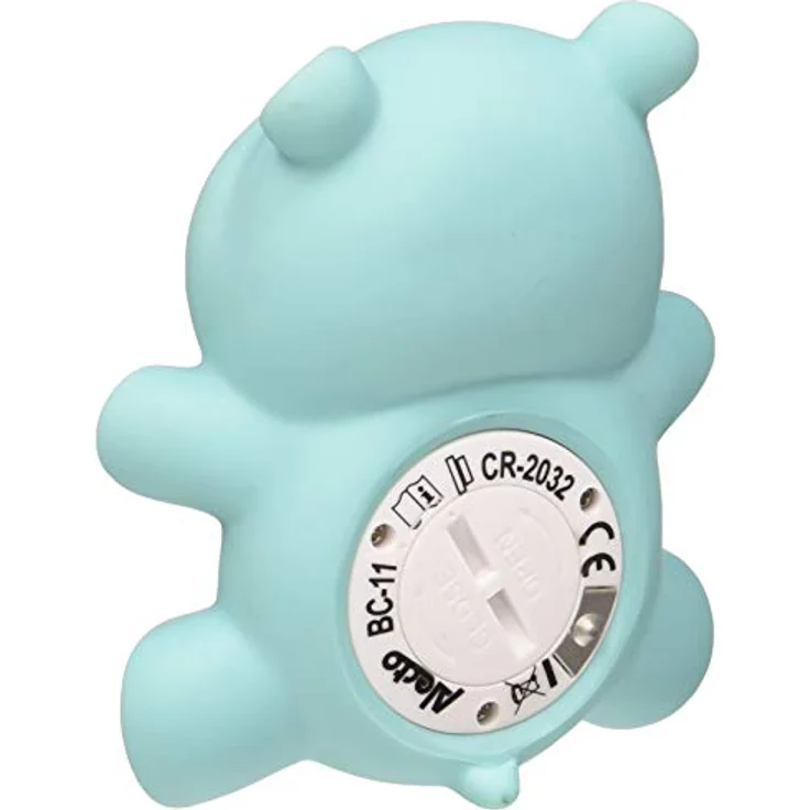 Alecto BC-11 Badethermometer Nilpferd Grün minz – Bild 4