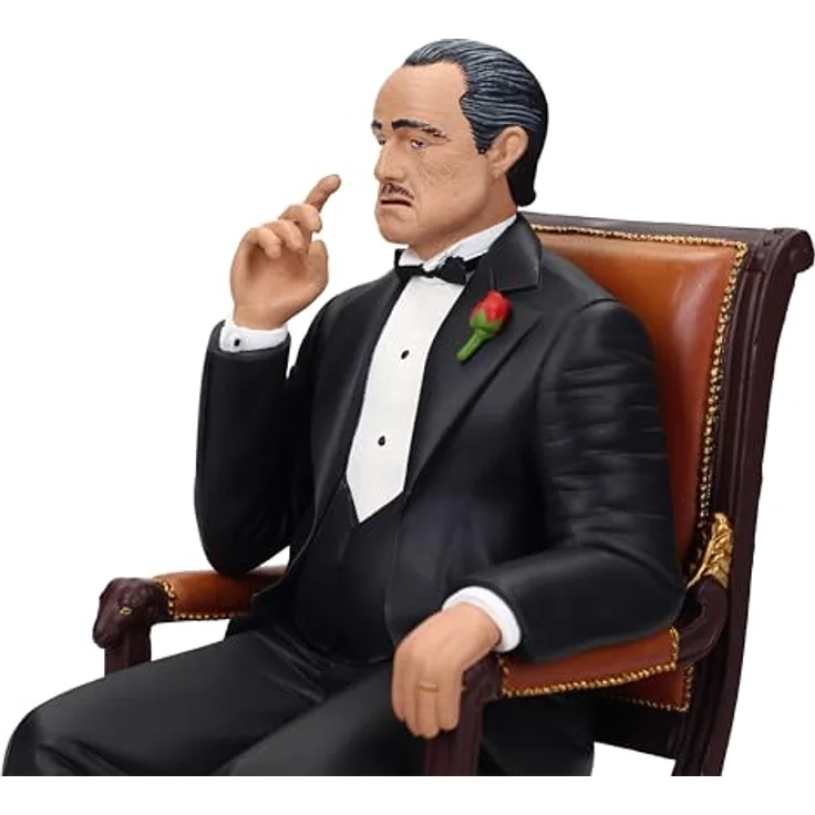 SD Toys - Der Pate PVC Statue Don Vito Corleone, 15 cm, Mafiaboss Figur in Fensterbox – Bild 5