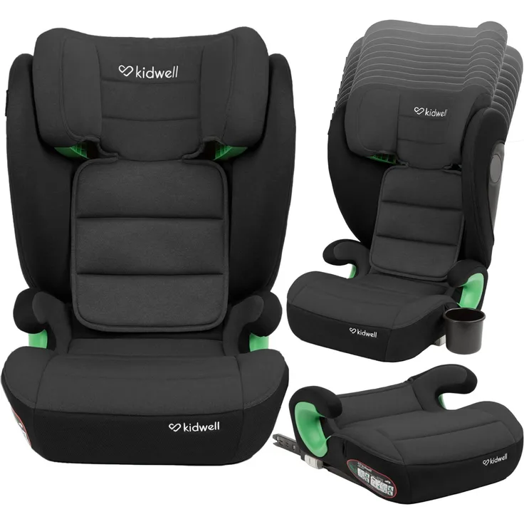 COIL Autokindersitz Kindersitz Weston I-SIZE, ISOFIX, ab: 15,00 kg, bis: 36,00 kg, Verstellbare Kopfstütze, 100-150 cm, Getränkehalter, 2-in-1-Produkt