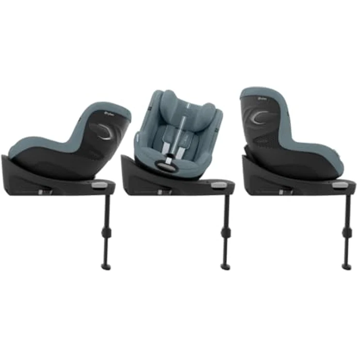 Cybex Sirona G i-Size Plus, Reboard Kindersitz mit 360°-Drehmechanismus, Stormy Blue – Bild 10