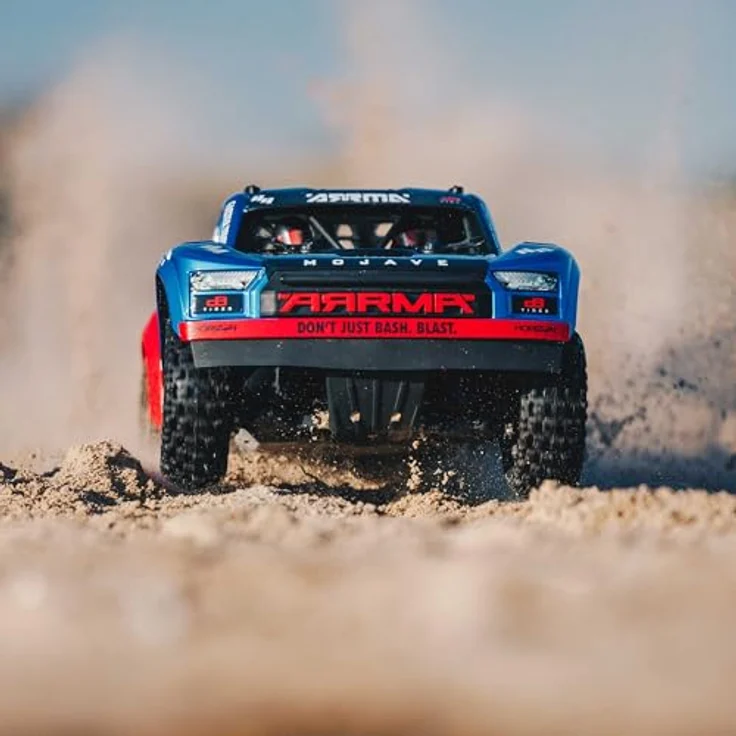 Arrma Mojave 4S BLX, 1:8 RC-Buggy im Desert-Truck-Stil, Blau, Allradantrieb, Brushless-Antrieb, 80 km/h Geschwindigkeit – Bild 4
