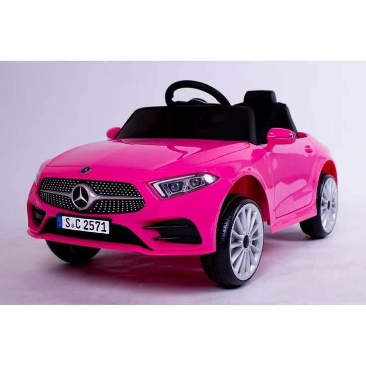 BoGi Elektro-Kinderauto Mercedes CLS 350 12V 2 Motoren, Kinderfahrzeug mit Musik, Fernbedienung und USB-Anschluss