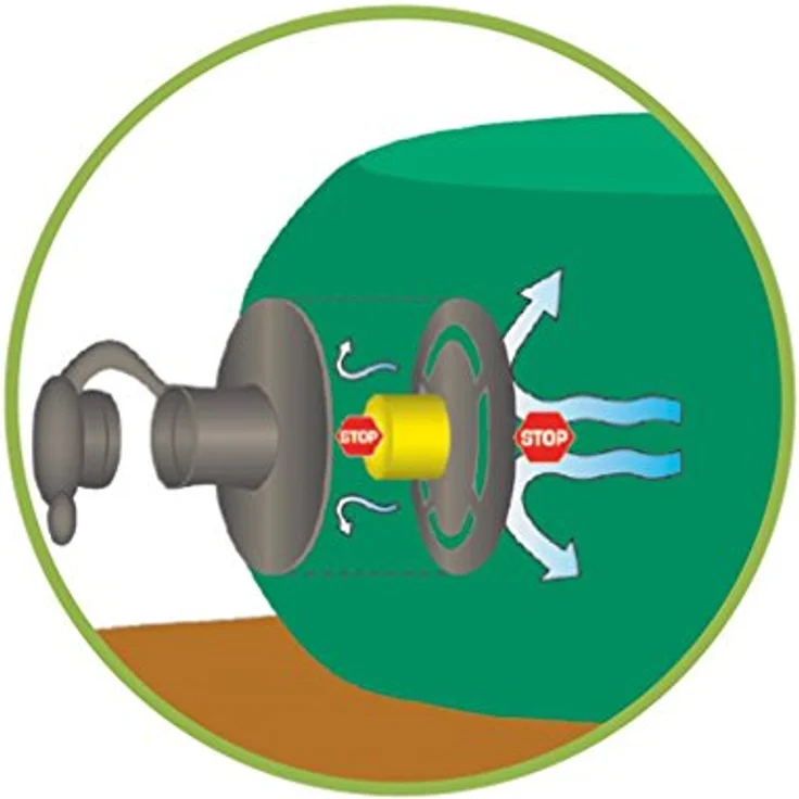 Coleman Luftbett Comfort Bed Single, Indoor/Outdoor Luftmatratze 1 Person, Velours Gästebett, Komfort Einzelbett, Campingbett für Wandern, Trekking, Festivals, 188 x 85 x 22 cm, max. 148 kg – Bild 4