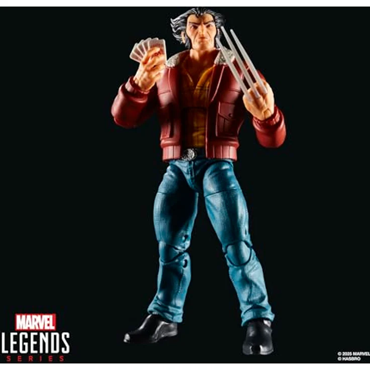 Hasbro Marvel Xmen Legends ENT 6, Logan Sammelfigur aus X-Men '97 mit 3 Accessoires, 15 cm, beweglich – Bild 4