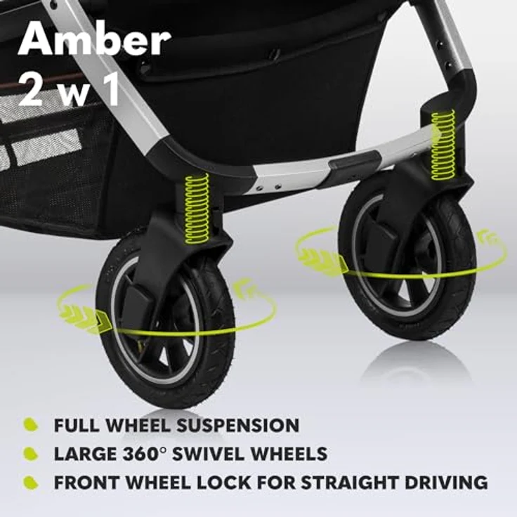 Lionelo AMBER 2IN1 Kinderwagen, vielseitig einsetzbar und hochwertig verarbeitet – Bild 6
