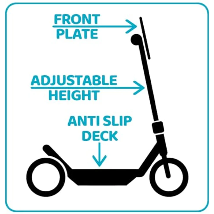Stamp Scooter 3-Räder Frozen 2, Blau - Besserer Halt durch 3-Rad-System, höhenverstellbare Griffe, rutschfeste Fußstütze, ideal für Mädchen – Bild 5